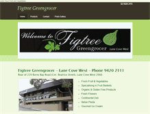 Tablet Screenshot of figtreegreengrocer.com